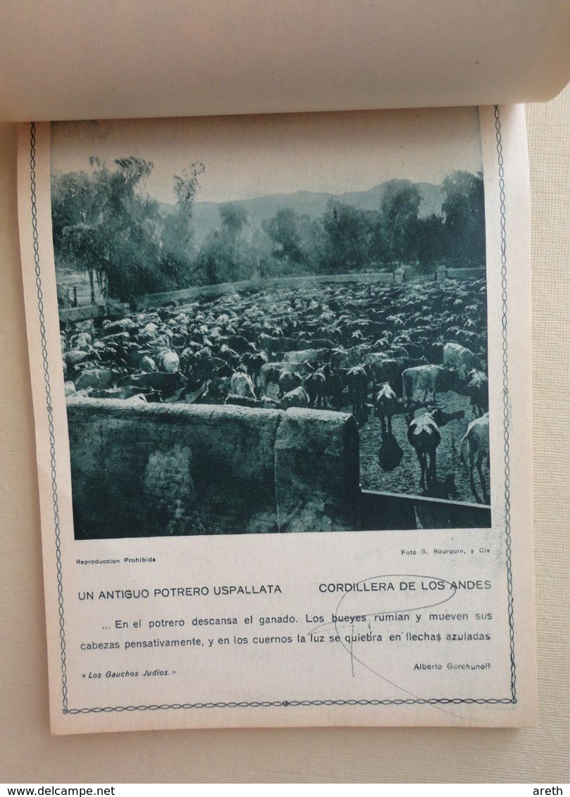 Livret touristique :  LA ARGENTINA PINTORESCA - 125 photos sépia, légendées en espagnol  - 1957