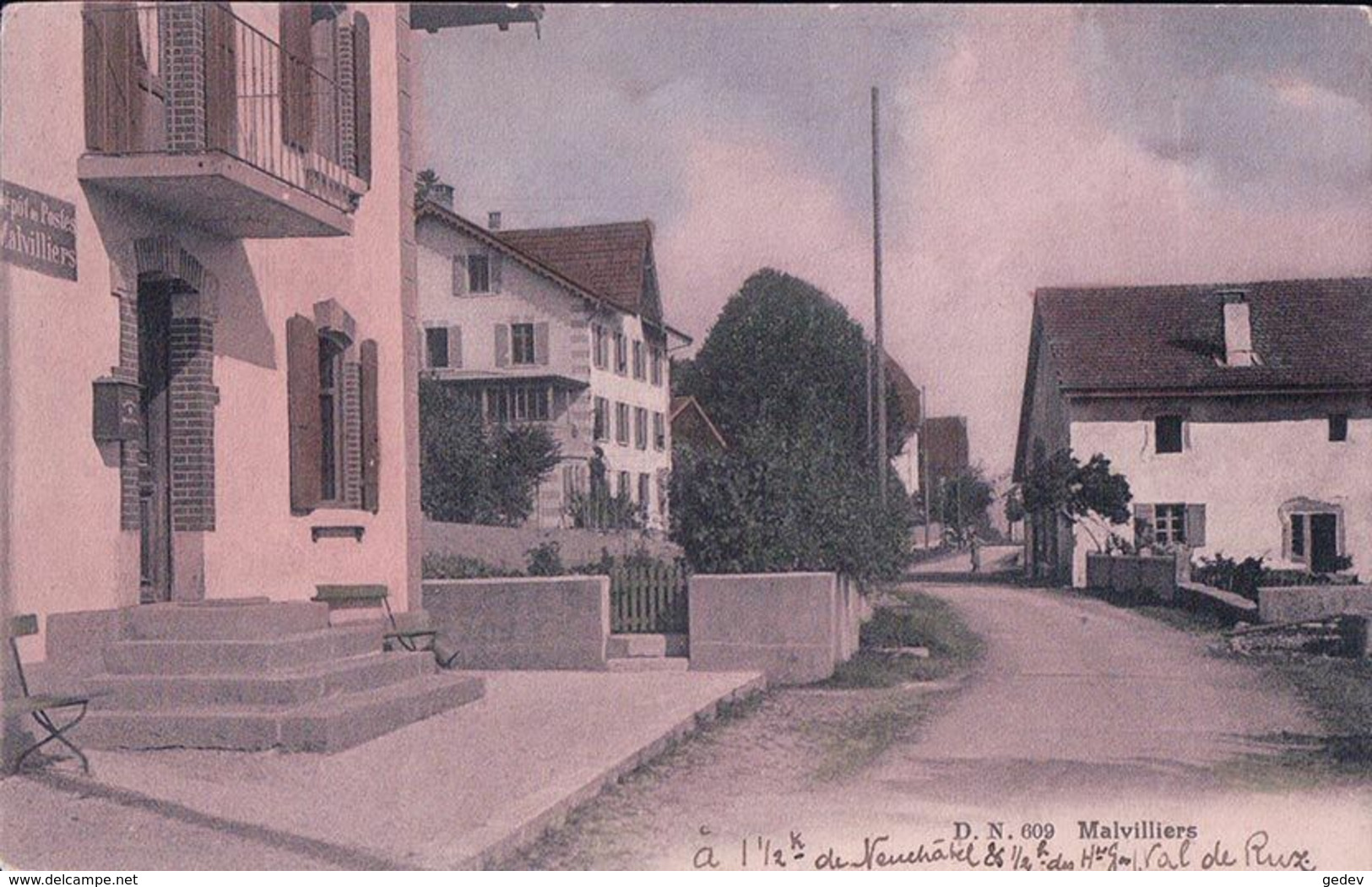 Malvilliers NE, Bureau De Poste (609) - Villiers