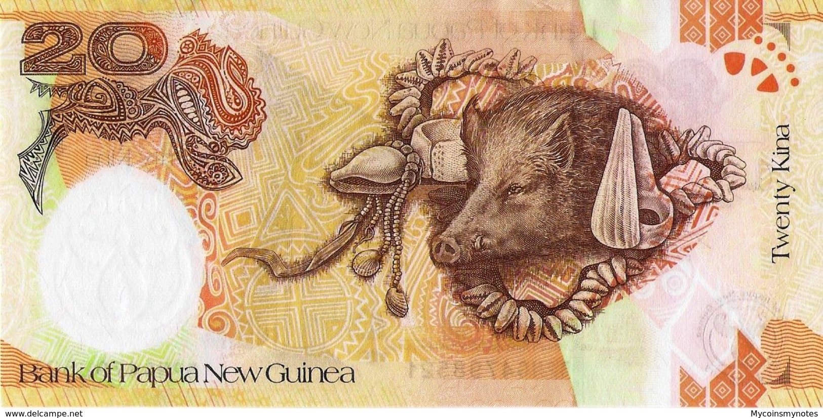 PAPUA NEW GUINEA, 20 Kina, 2008, Conmemorative, P36a, UNC - Papouasie-Nouvelle-Guinée