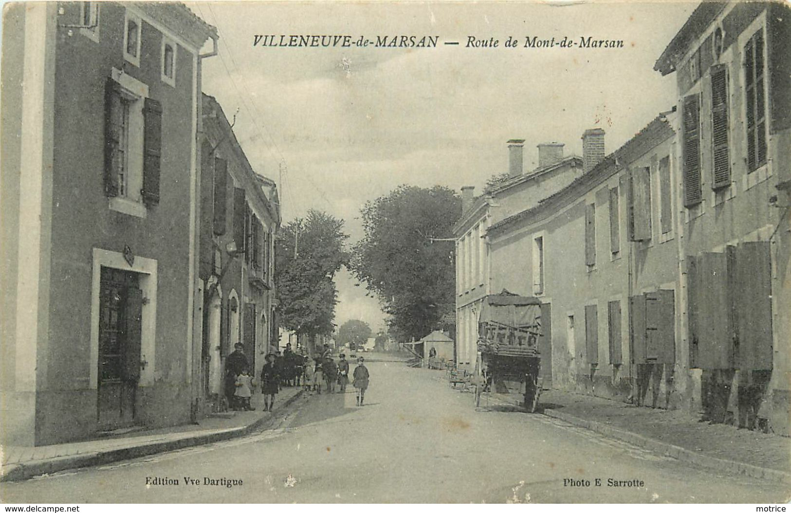 VILLENEUVE DE MARSAN - Route De Mont De Marsan. - Villeneuve De Marsan