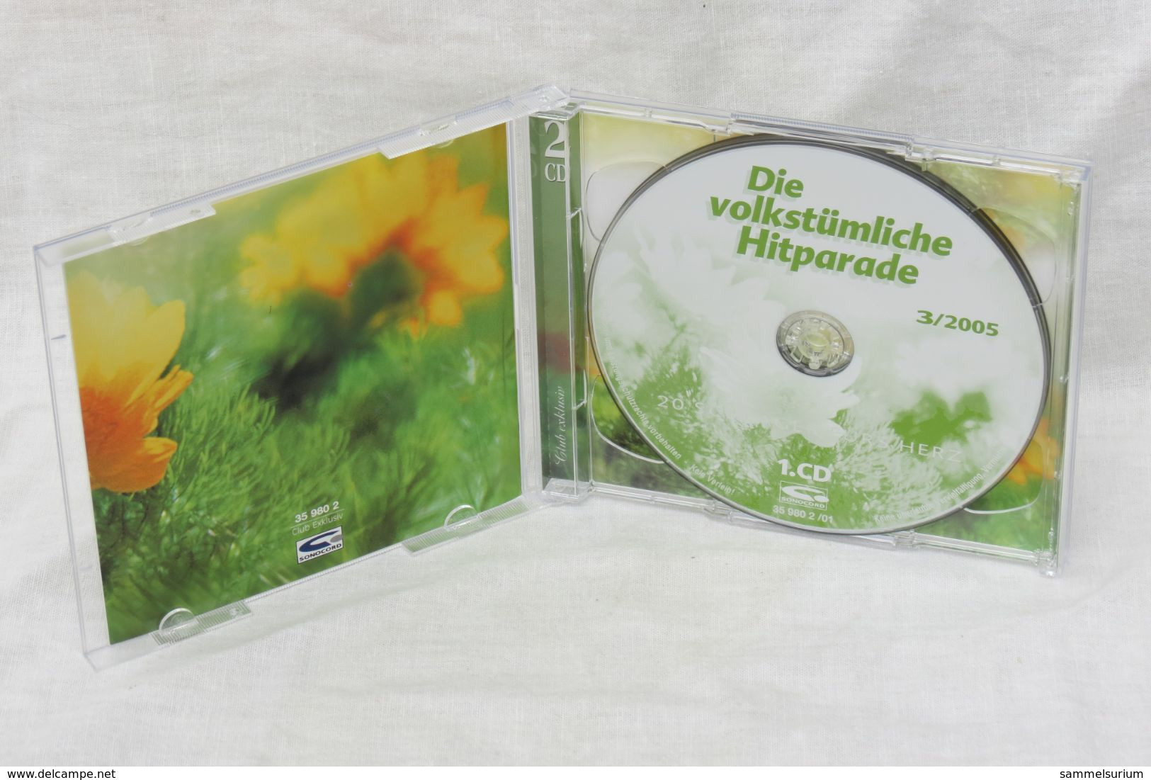 2 CDs "Die Volkstümliche Hitparade" 40 Schlager Fürs Herz, Ausgabe 3/2005 - Sonstige - Deutsche Musik