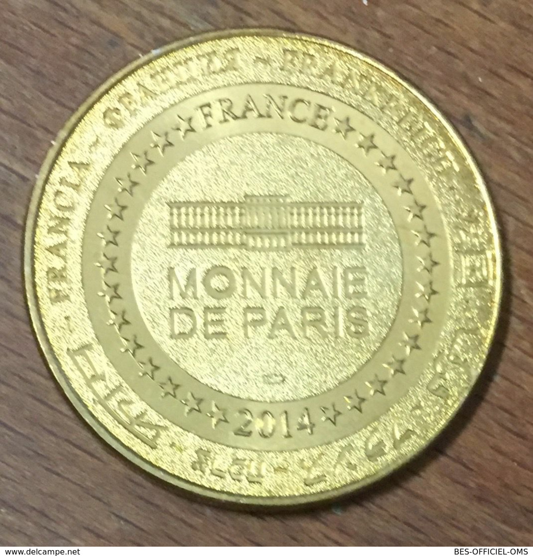 39 SALINS-LES-BAINS SALINE NATIONALE MDP 2014 MÉDAILLE SOUVENIR MONNAIE DE PARIS JETON TOURISTIQUE TOKENS MEDALS COINS - 2014