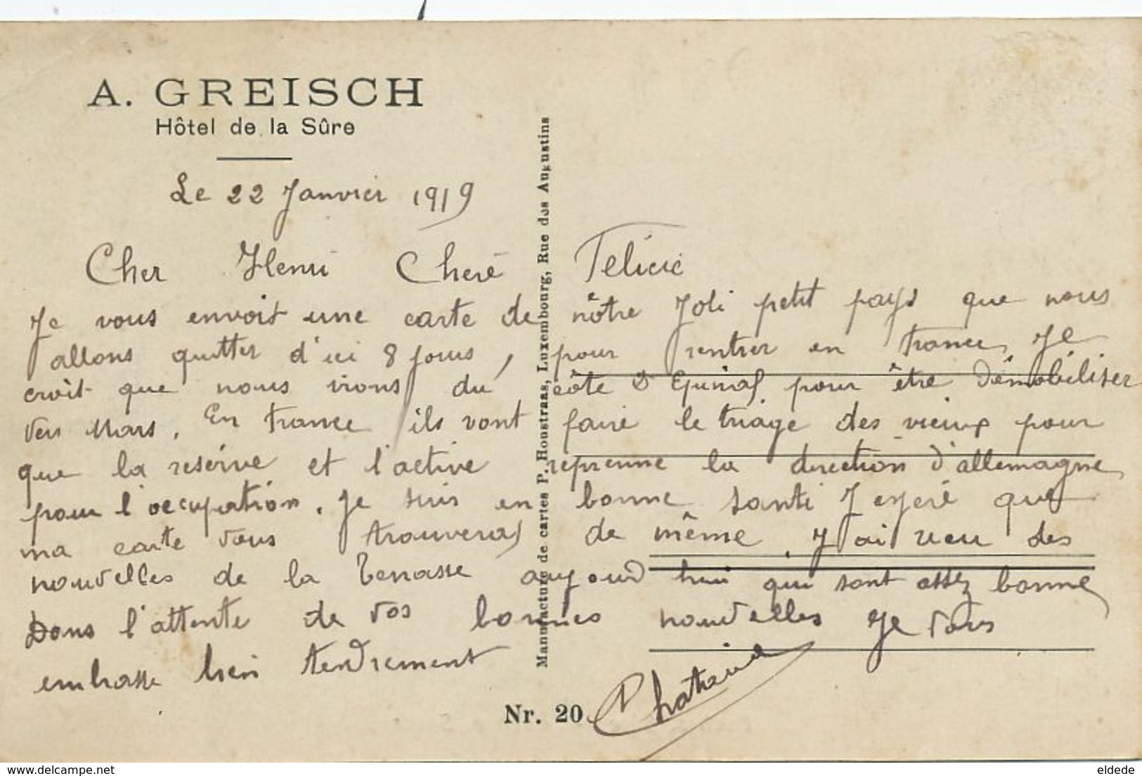 Esch Sur Sure Vue Aérienne . A. Greisch . Hotel De La Sure . Editr Houstraas - Esch-sur-Sure