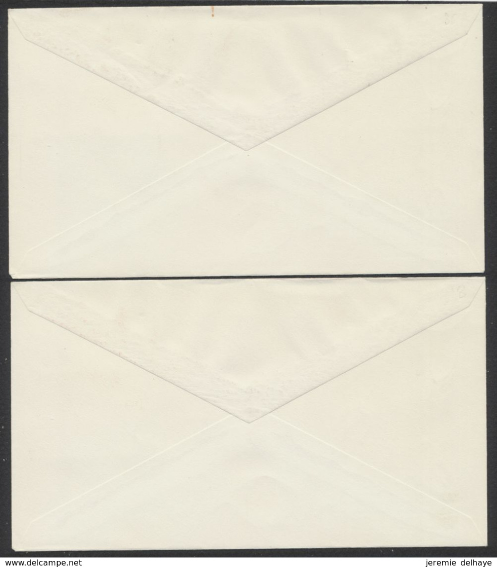 FDC (1957) - Mémorial Général George Smith Patton çàd N°1032/36 Sur 2 Enveloppes Illustrées + Cachet Spécial. TB - 1951-1960