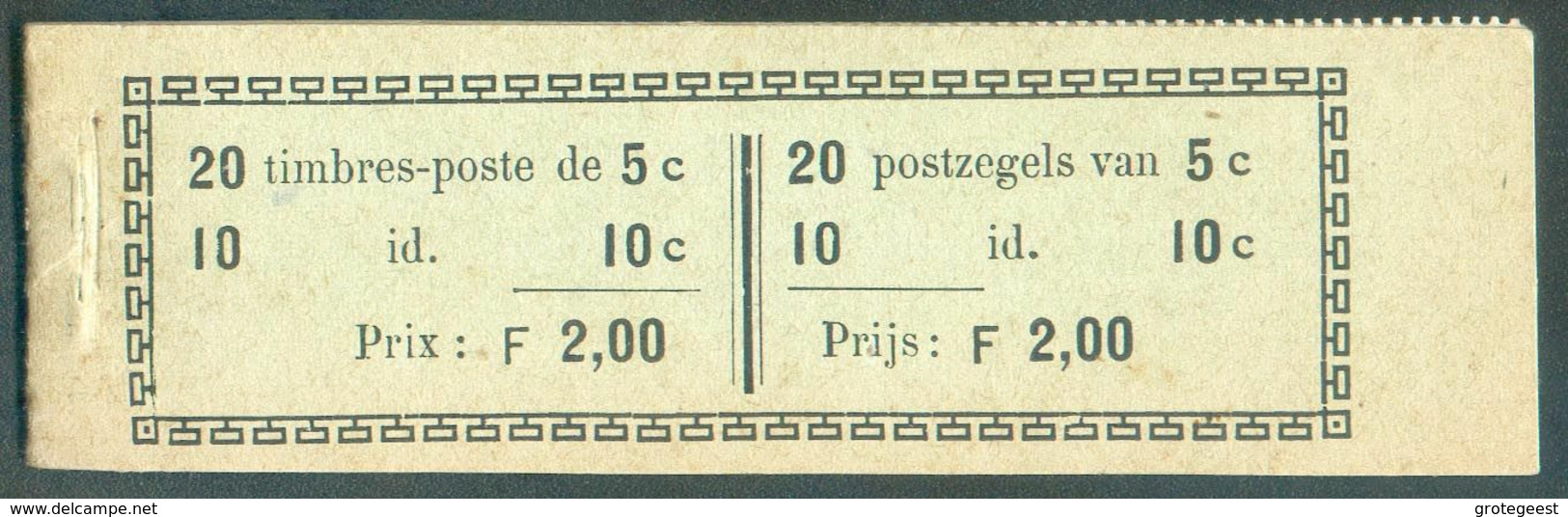 Carnet A11 Complet Et De Belle Fraîcheur.  Superbe.  COB. 220 Euros  -. 16000 - 1907-1941 Anciens [A]