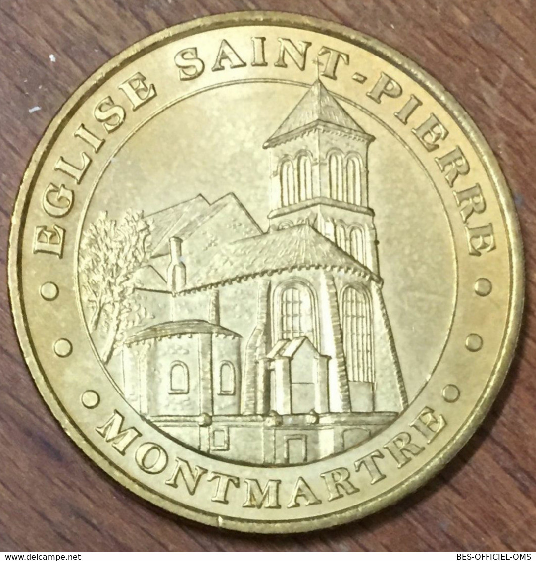 75015 PARIS ÉGLISE SAINT-PIERRE MONTMARTRE MDP 2012 MÉDAILLE MONNAIE DE PARIS JETON TOURISTIQUE MEDALS COINS TOKENS - 2012