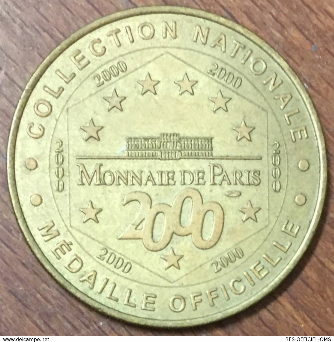 75018 PARIS BASILIQUE SACRÉ-COEUR MONTMARTRE MDP 2000 MÉDAILLE MONNAIE DE PARIS JETON TOURISTIQUE MEDALS COINS TOKENS - 2000