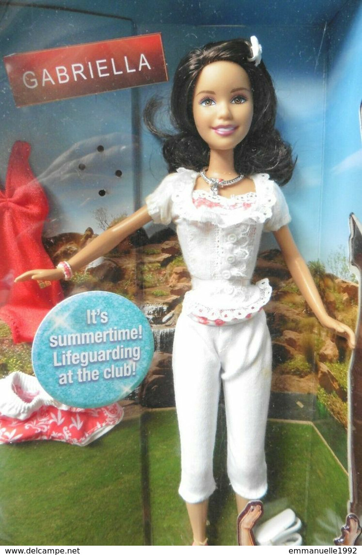 Neuf - Poupée Barbie Gabriella Dans High School Musical 2 Disney 2007 Mattel - Barbie