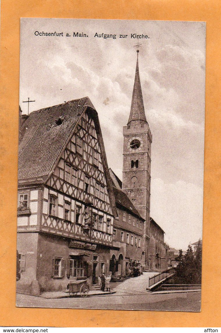 Ochsenfurt Germany 1910 Postcard - Ochsenfurt