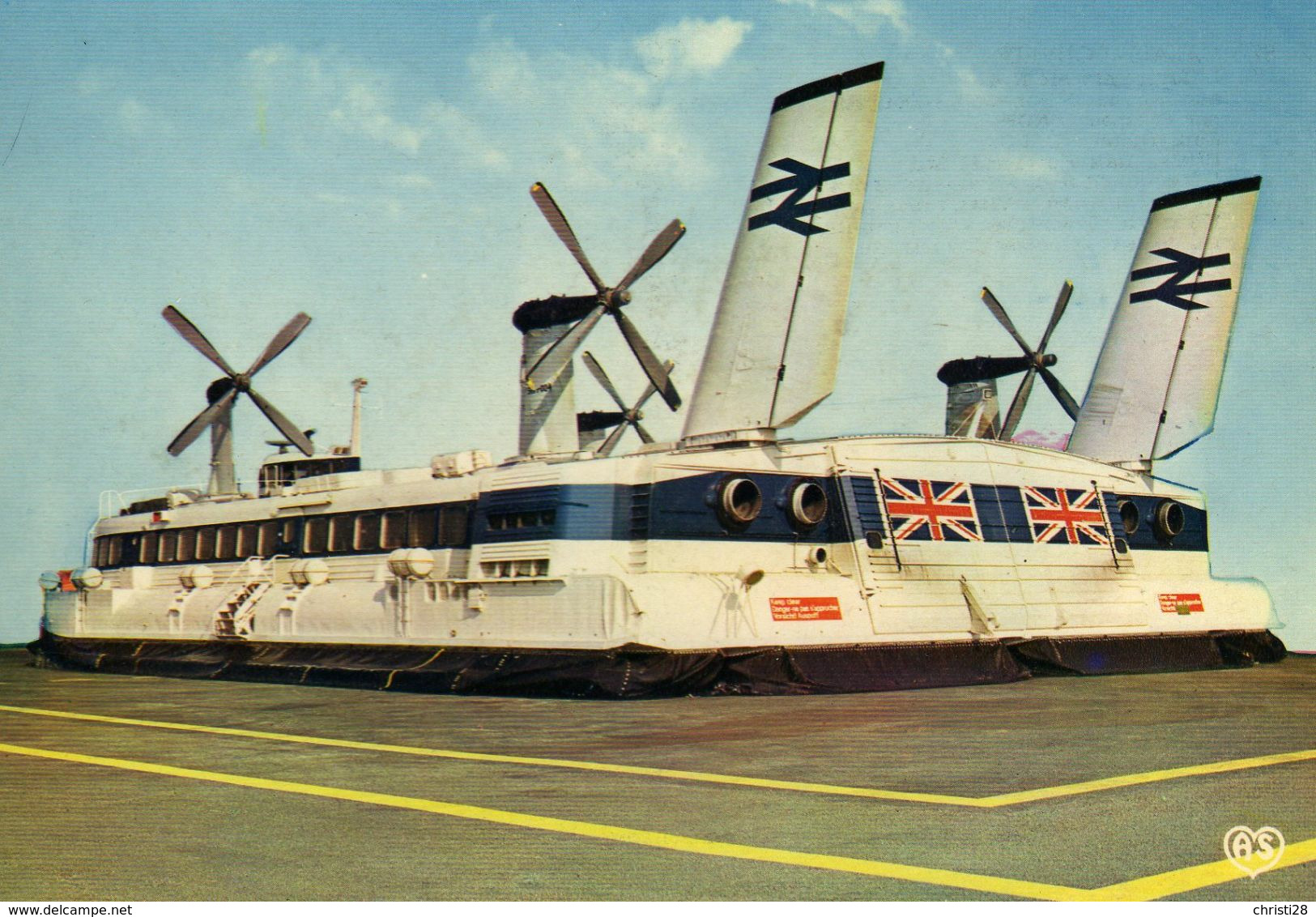 Calais-Douvres L'Hovercraft SR N°4 - Luftkissenfahrzeuge