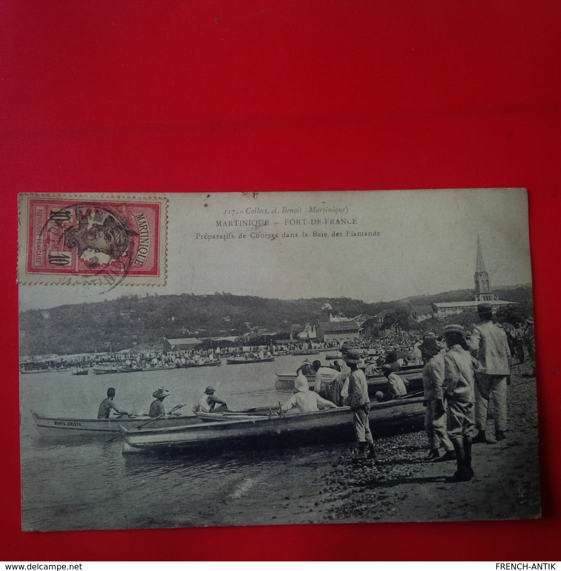 FORT DE FRANCE PREPARATIFS DE COURSES DANS LA BAIE DES FLAMANDS - Fort De France