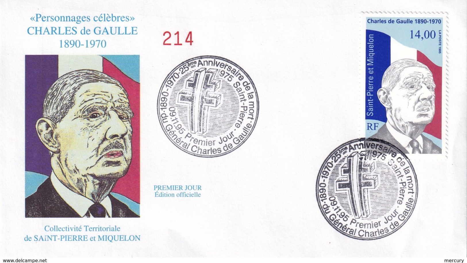 SPM - De Gaulle - FDC