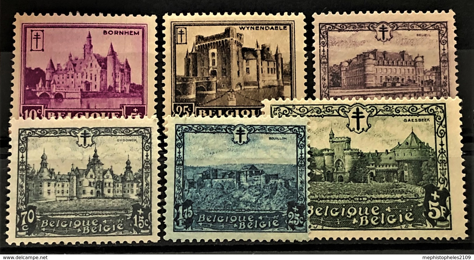 BELGIUM 1930 - MLH - Sc# B99, B100, B101, B102, B104, B105 - Other & Unclassified