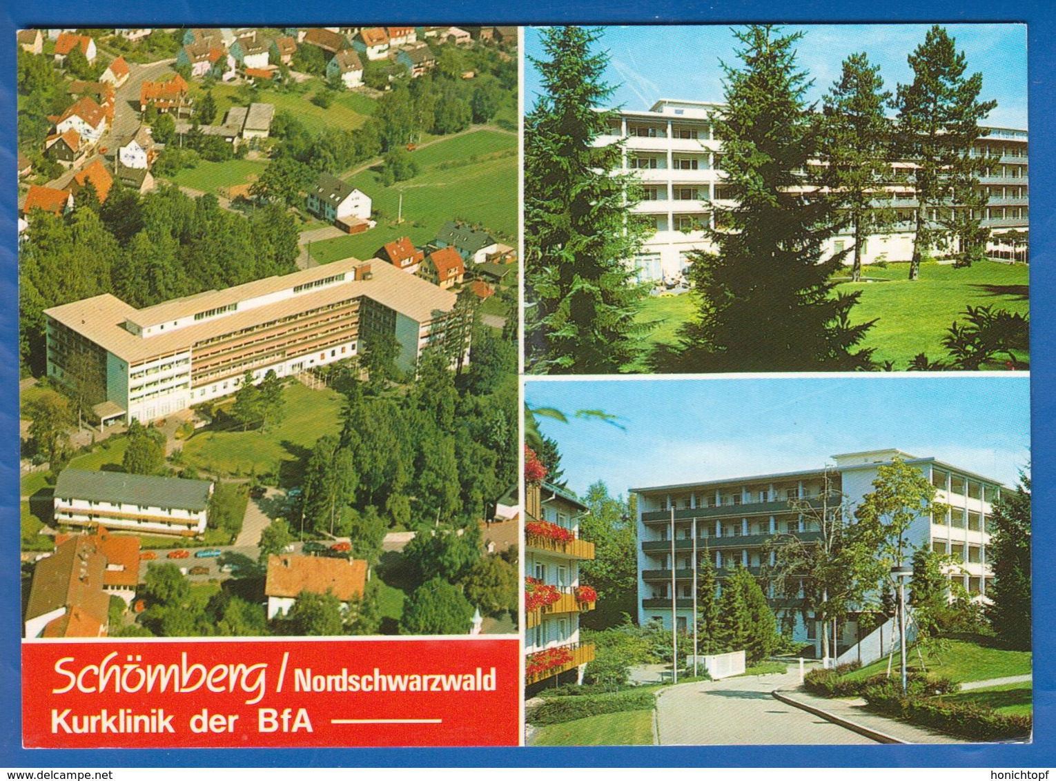 Deutschland; Schömberg Bei Wildbad / Calw; Multibildkarte Kurklinik - Schömberg