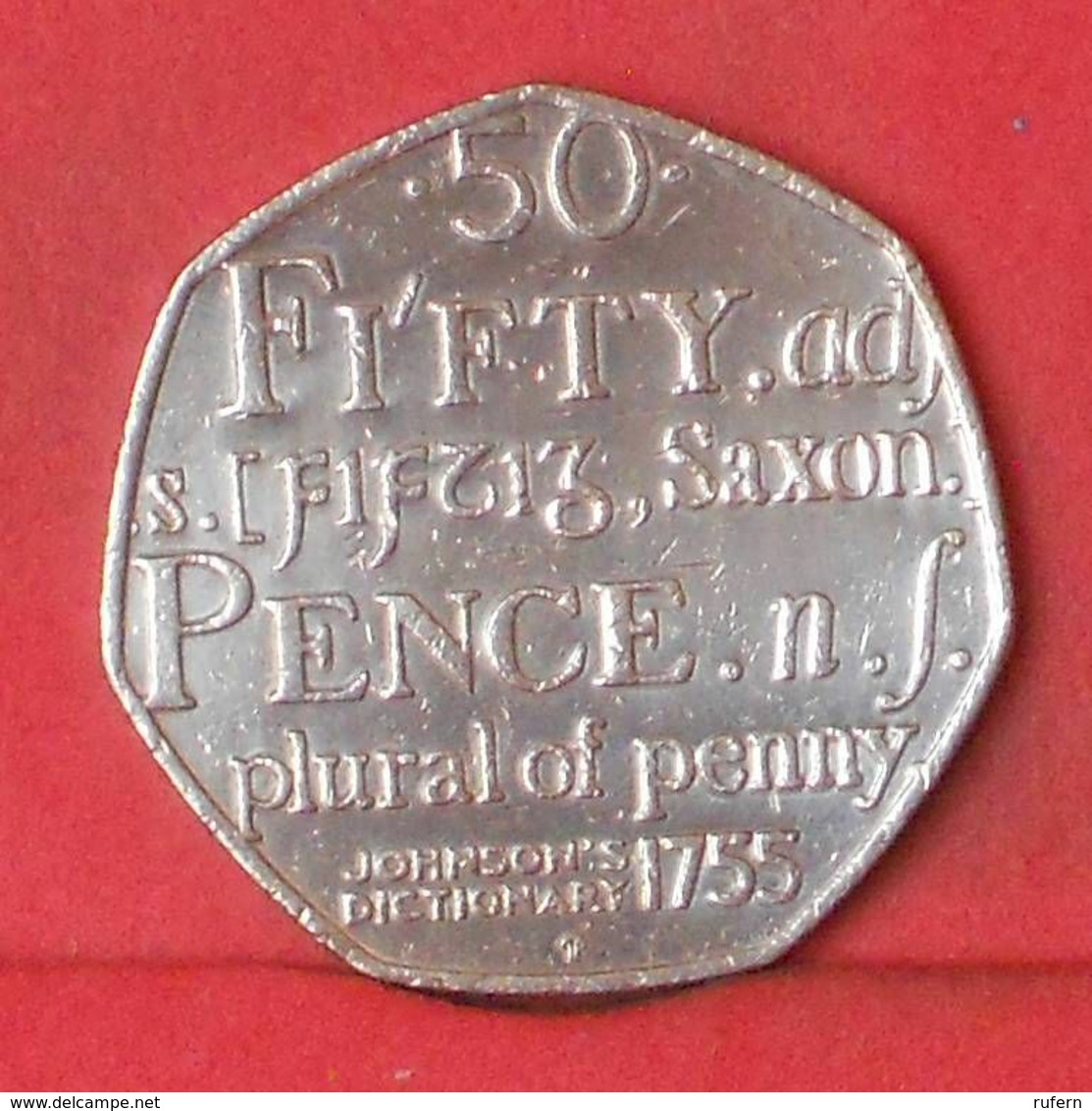 GREAT BRITAIN 50 PENCES 2005 -    KM# 1050 - (Nº37976) - 50 Pence