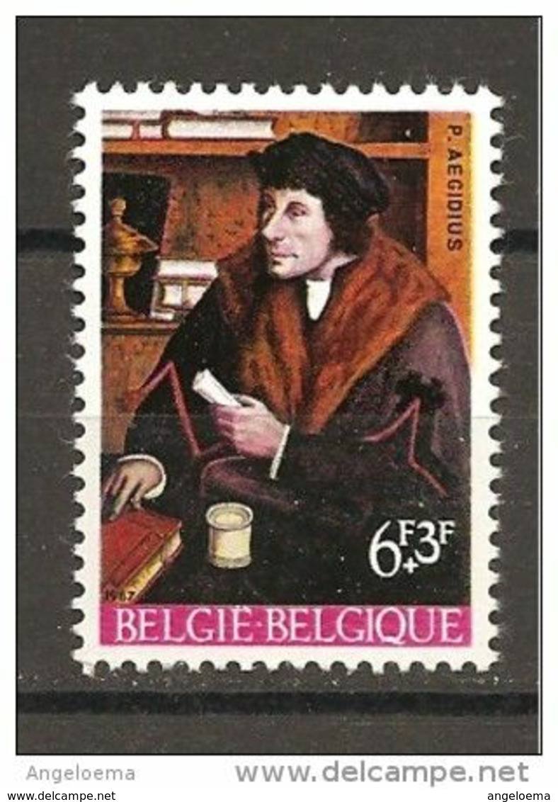 BELGIO - 1967 QUENTIN METSYS Ritratto Di Pierre Gilles Storico E Teologo (Galleria Palazzo Barberini, Roma) Nuovo** MNH - Theologians