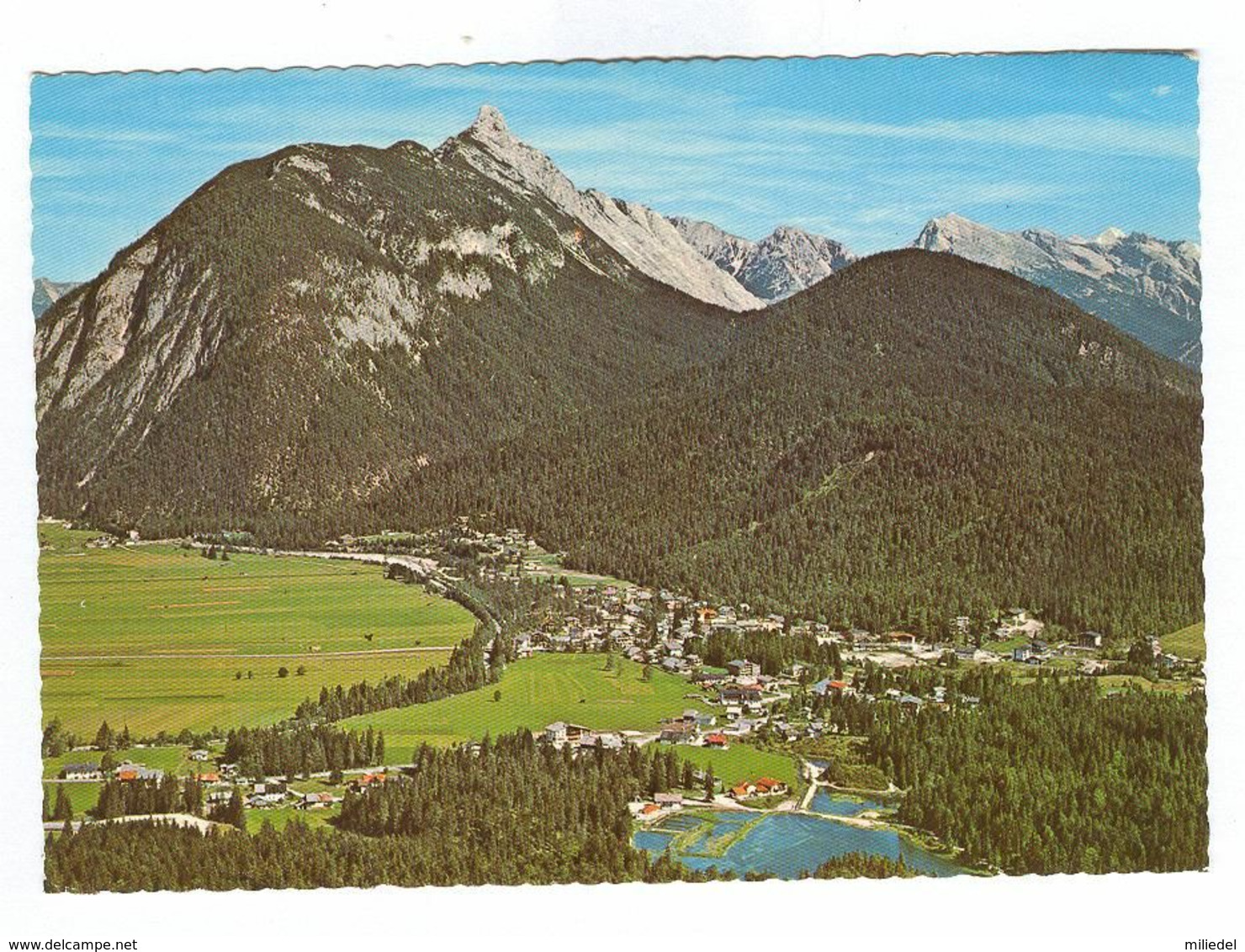 E097 - AUTRICHE - LEUTASCH WEIDACH - Blick Gegen Arnspitze 2197m Und Karwendelgebirge Tirol - Leutasch
