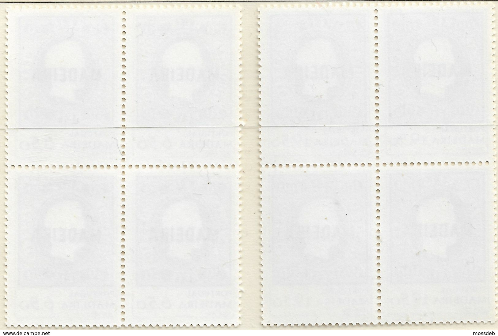 PORTUGAL MADEIRA 1980  COMMÉMORATION DE LA  PREMIÈRE ÉMISSION  EVOCATION FIRST  STAMP ISSUE - Autres & Non Classés