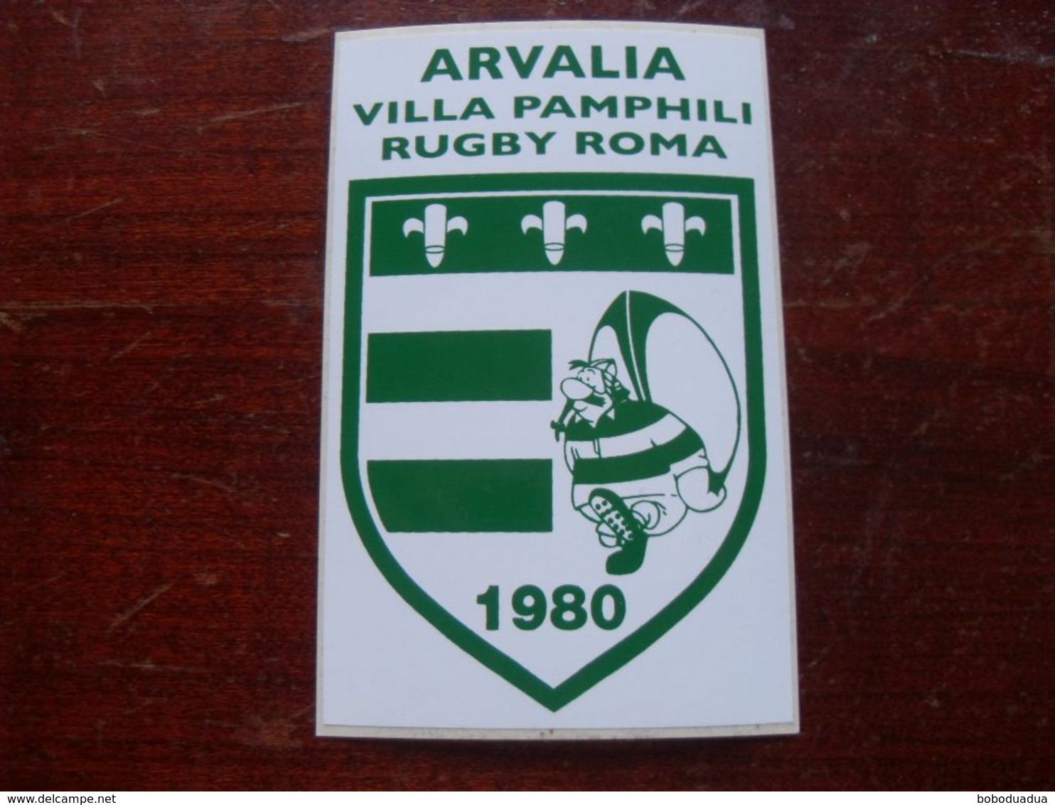 ADESIVO STICKER ARVALIA VILLA PAMPHILI RUGBY ROMA LR - Rugby