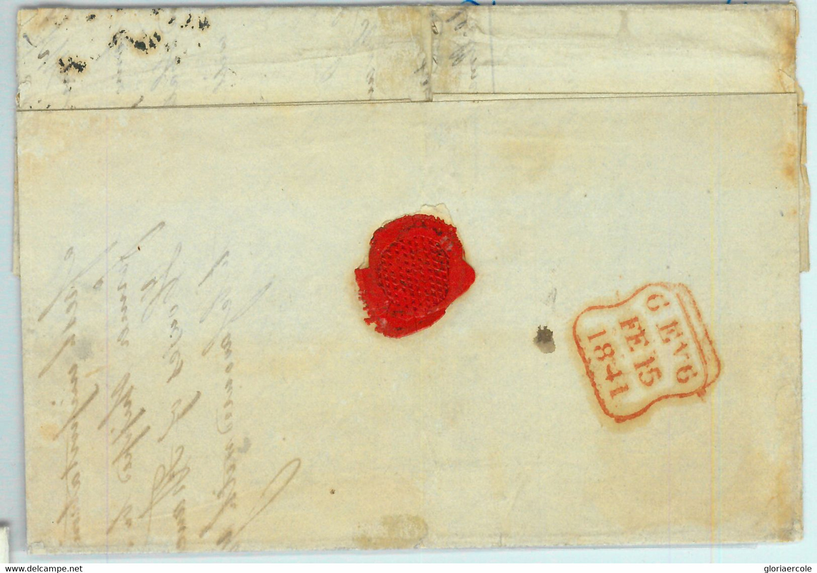 BK0663 - GB Great Brittain - POSTAL HISTORY - PENNY BLACK On COVER London 1841 - Lettres & Documents