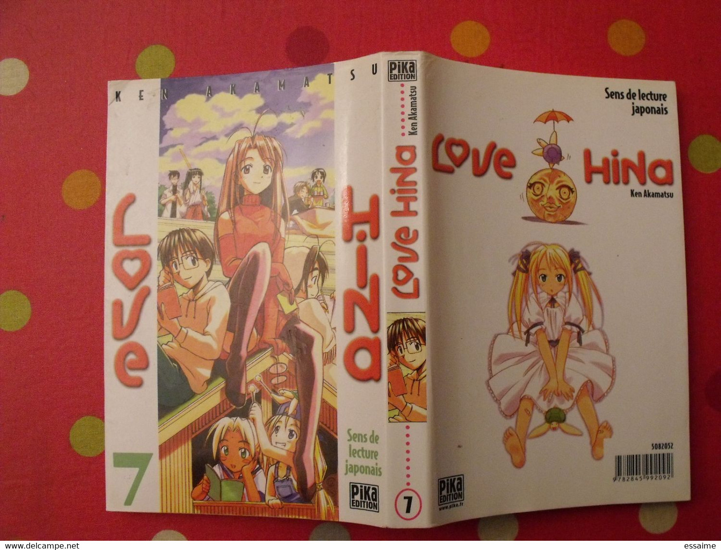 lot de 12 tomes de "Love Hina". Ken Akamatsu. Pika édition 2002-04.