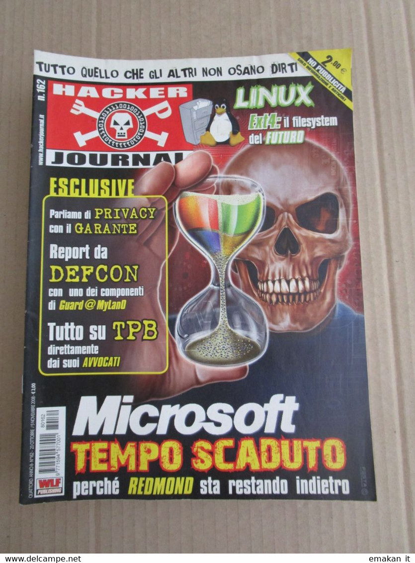 # HACKER JOURNAL N 162  MOLTI ALTRI NUMERI DISPONIBILI - Mode