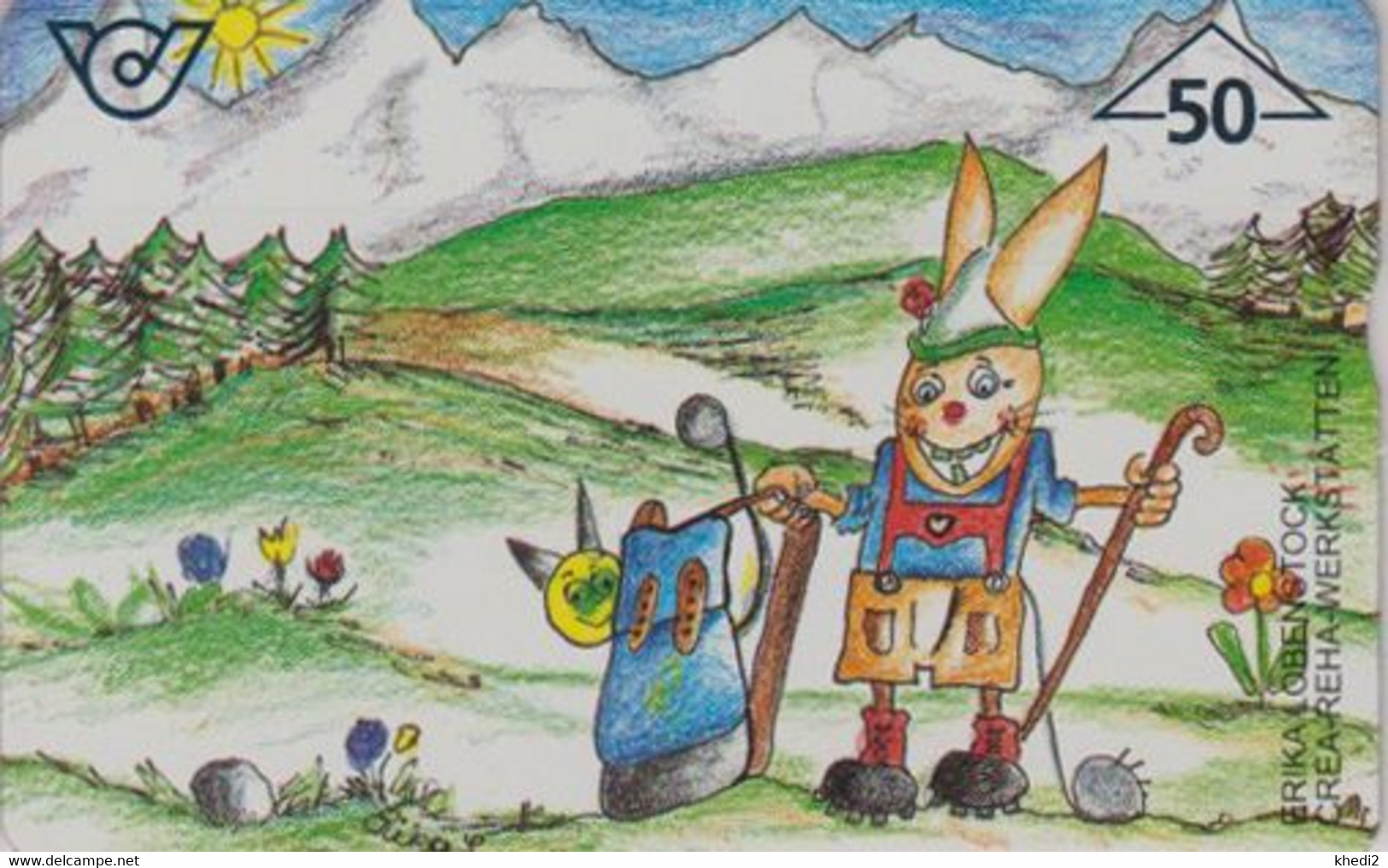 AUSTRIA - ANIMAL - RABBIT & Sport GOLF -  LAPIN - Télécarte Magnétique L&G AUTRICHE - Lapins