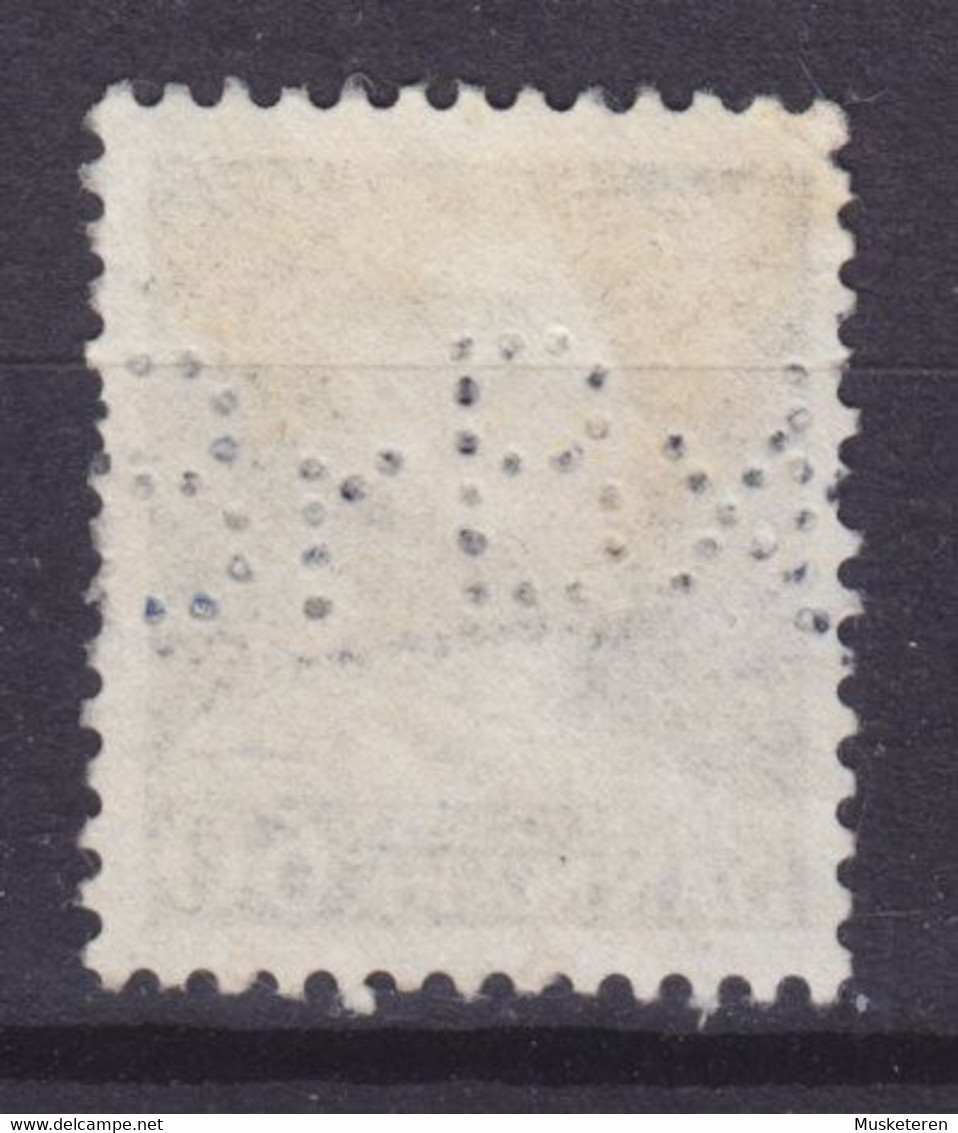 Denmark Perfin Perforé Lochung (B42) 'BrBx' Brdr. Bendix, København 60 Øre Fr. IX. Stamp (2 Scans) - Variedades Y Curiosidades
