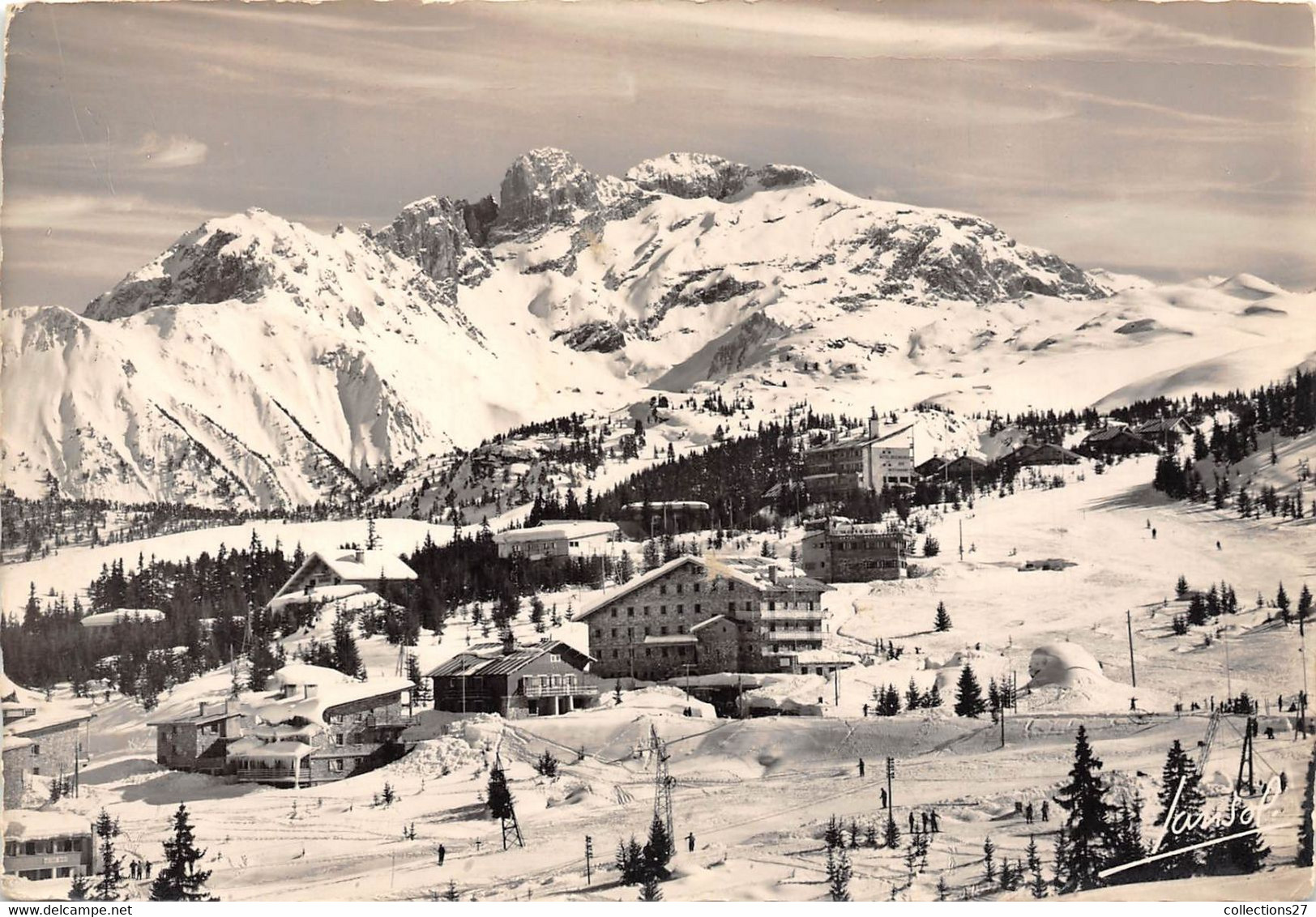 73-COURCHEVEL- VUE GENERALE - Courchevel