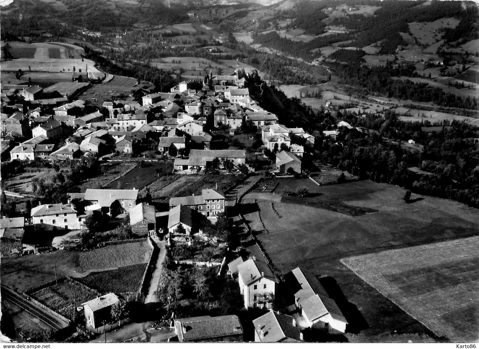 Solignac Sur Loire * Vue Générale Aérienne De La Commune - Solignac Sur Loire