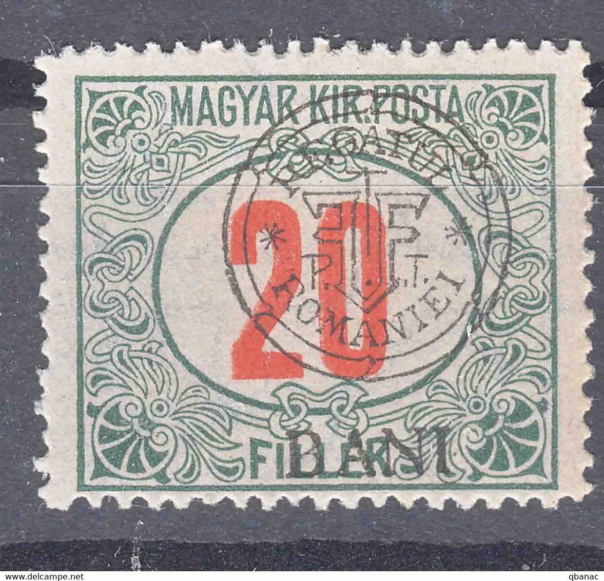 Romania Overprint On Hungary Stamps Occupation Transylvania 1919 Porto Mi#9 I Mint Hinged - Siebenbürgen (Transsylvanien)