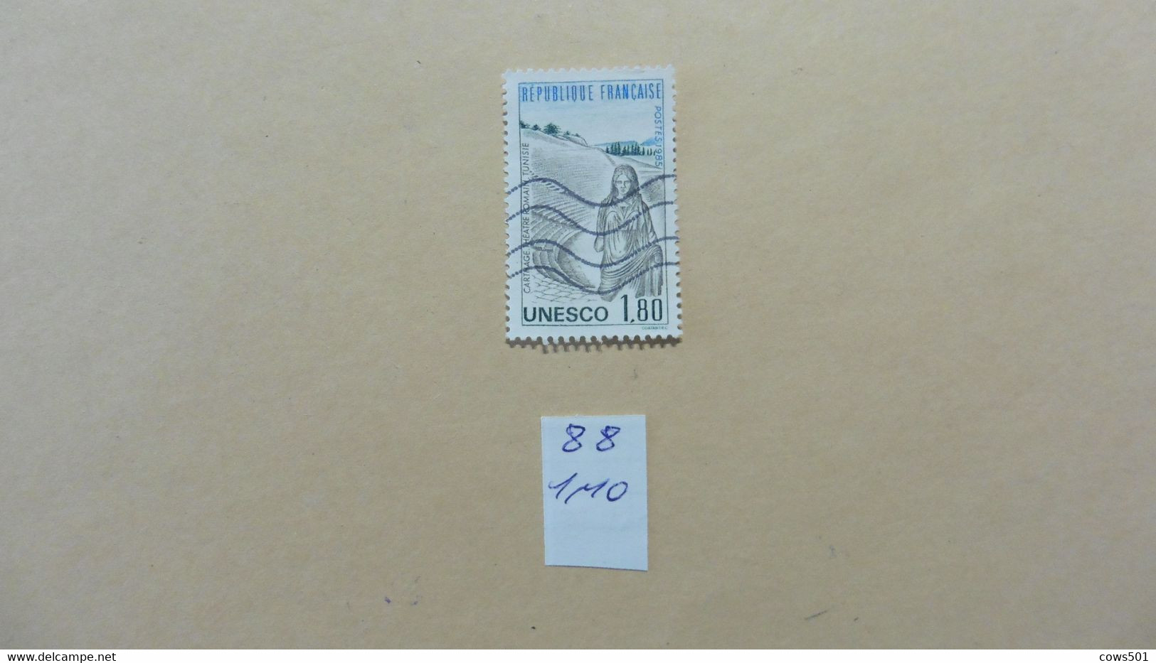 France   :Service  : Timbre   N° 88 :Unesco - Other & Unclassified