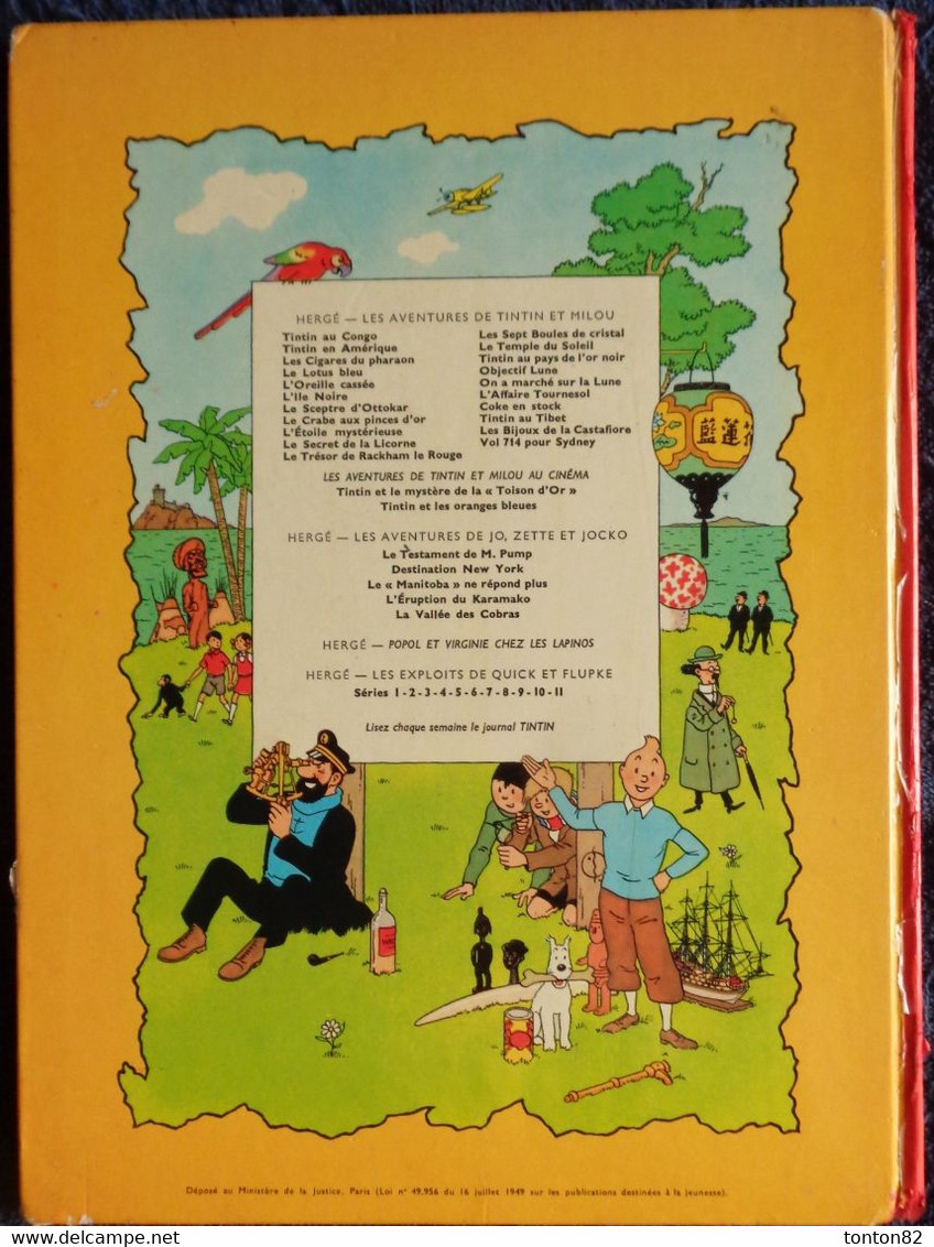 Hergé - " La Vallée Des Cobras " - Les Aventures De Jo, Zette Et Jocko - Casterman - ( 1966 ) . - Jo, Zette & Jocko