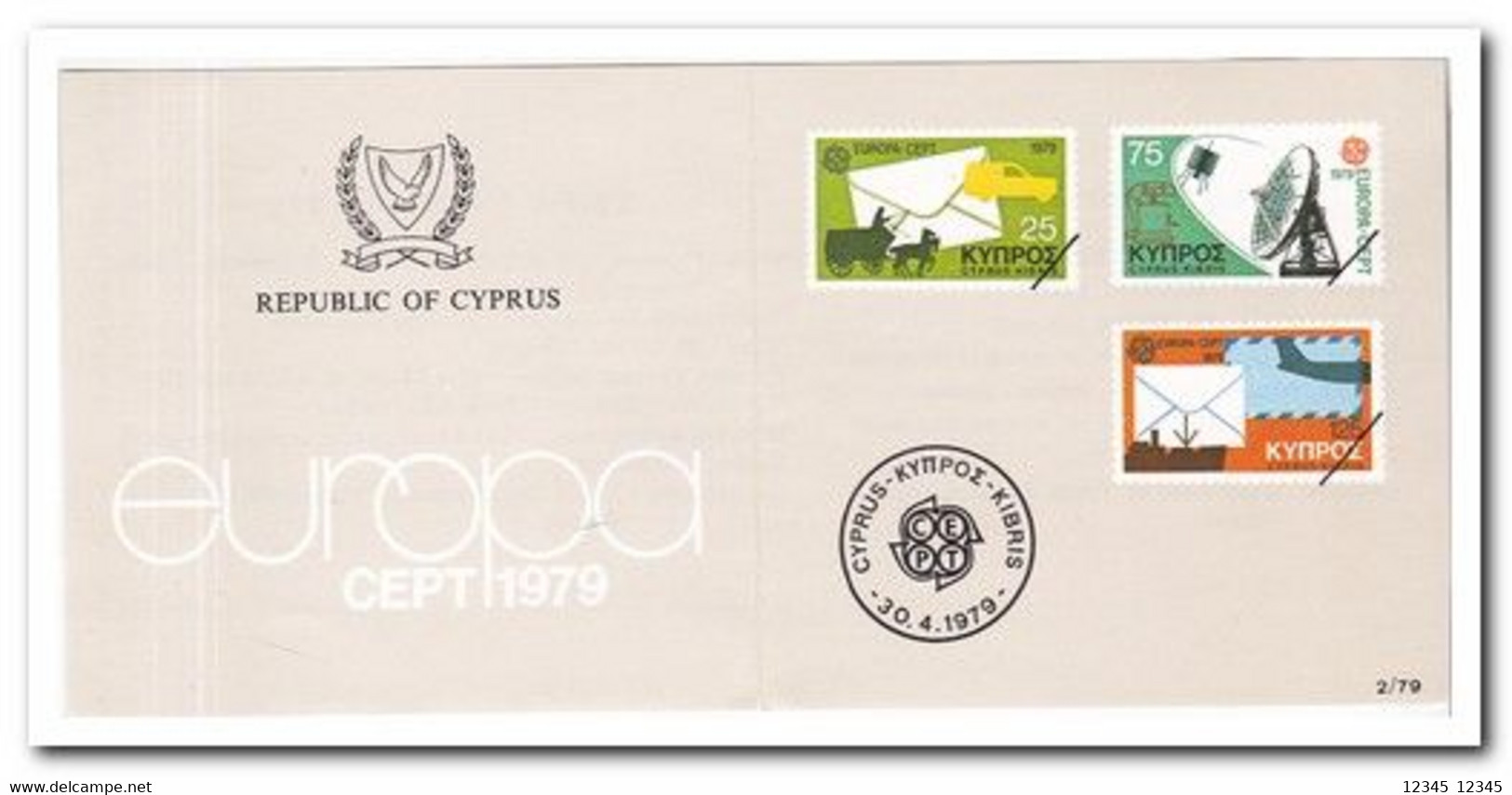 Cyprus 1979, Europe 1979 Issue - Sonstige & Ohne Zuordnung