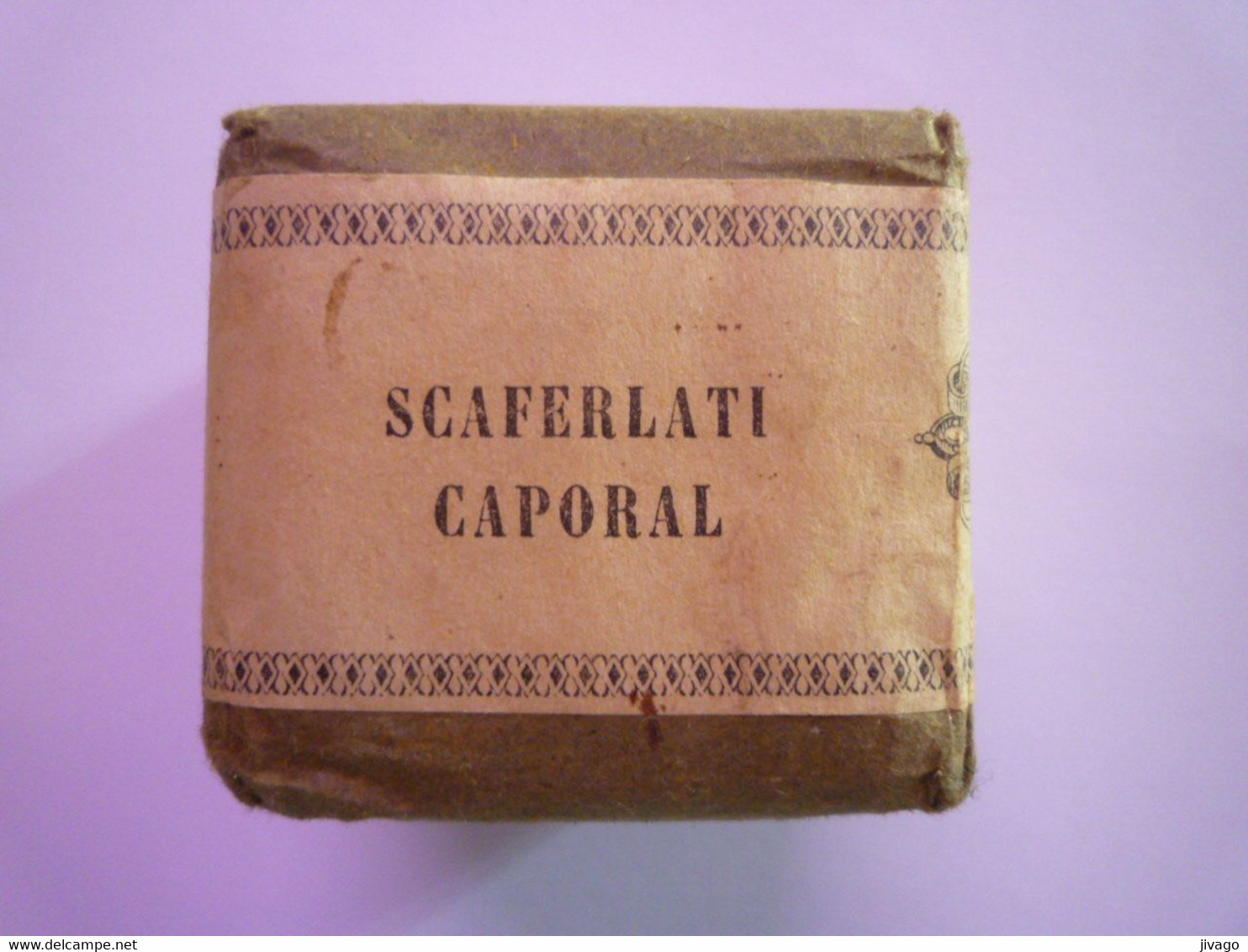 2020 - 7365  MILITARIA  :  PAQUET De 40g De TABAC  " SCAFERLATI CAPORAL "  XXX - Other & Unclassified