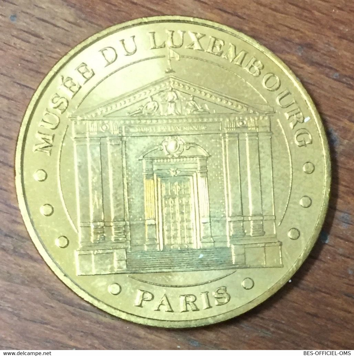 75006 PARIS MUSÉE DU LUXEMBOURG TYPE 2 MÉDAILLE SOUVENIR MONNAIE DE PARIS 2008 JETON TOURISTIQUE MEDALS COINS TOKENS - 2008