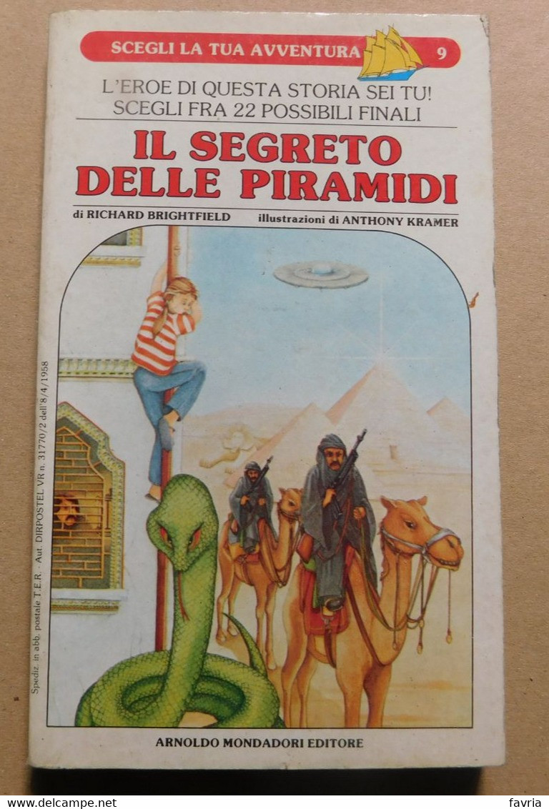 IL SEGRETO DELLE PIRAMIDI - R. Brightfield - Mondadori,1987 - Avventura - 108 Pag. - 17,5x10,6 - Zu Identifizieren