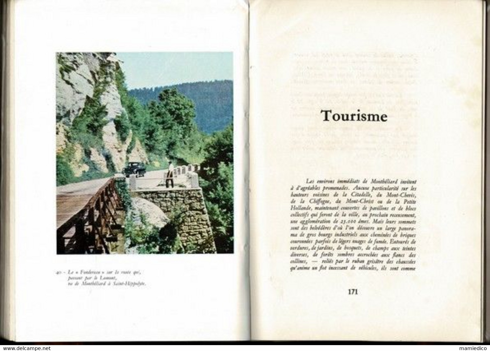 1958 LE PAYS DE MONTBELIARD par Louis RENARD 238 pages