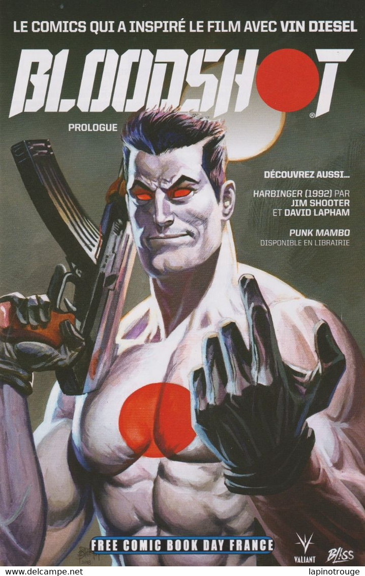 Free Comic Book Day France Bloodshot Harbinger Lapham Punk Mambo 2020 - Presseunterlagen