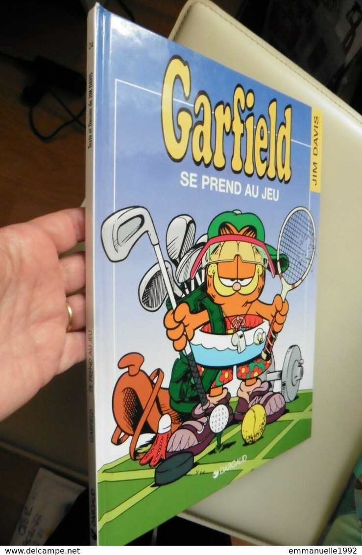 BD Garfield Tome 24 Garfield Se Prend Au Jeu - Jim Davis - Dargaud - Comme Neuf - Garfield