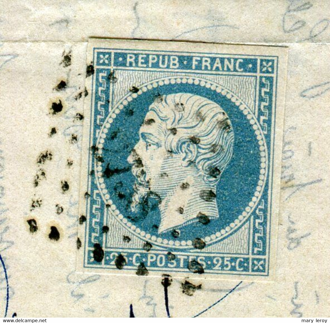 Rare Lettre De Rouen ( Juin 1854 ) Avec Un N° 10 Présidence - 1852 Louis-Napoleon