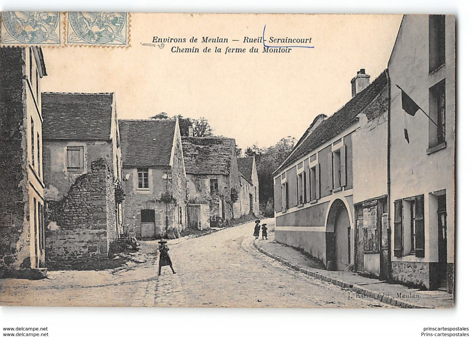 CPA 95 Seraincourt Chemin De La Ferme Du Montoir - Seraincourt