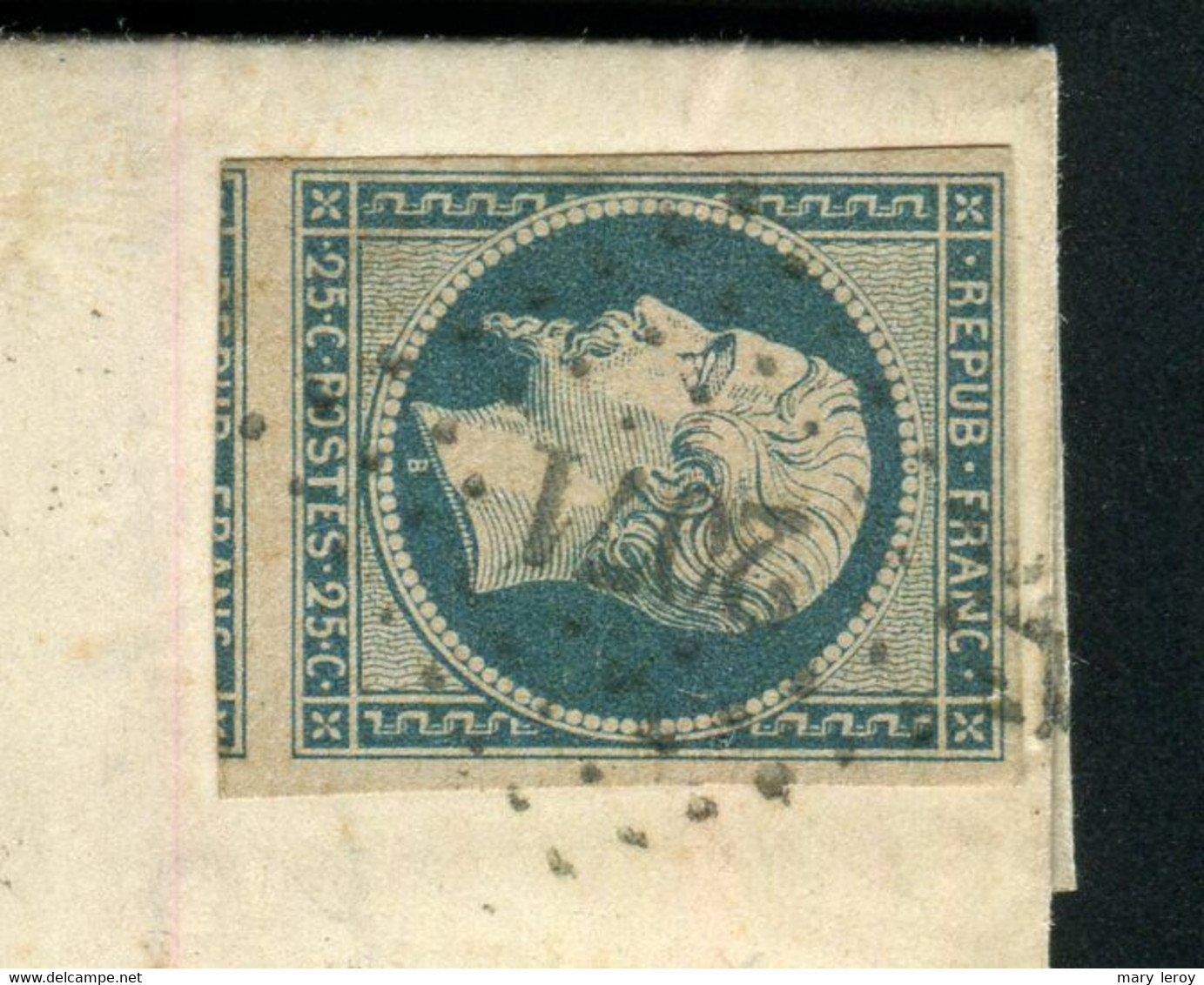 Rare Lettre De Montbrison Pour St Chamond ( 1853 ) Avec Un N° 10 Présidence - Cachet PC 2071 - 1852 Louis-Napoleon