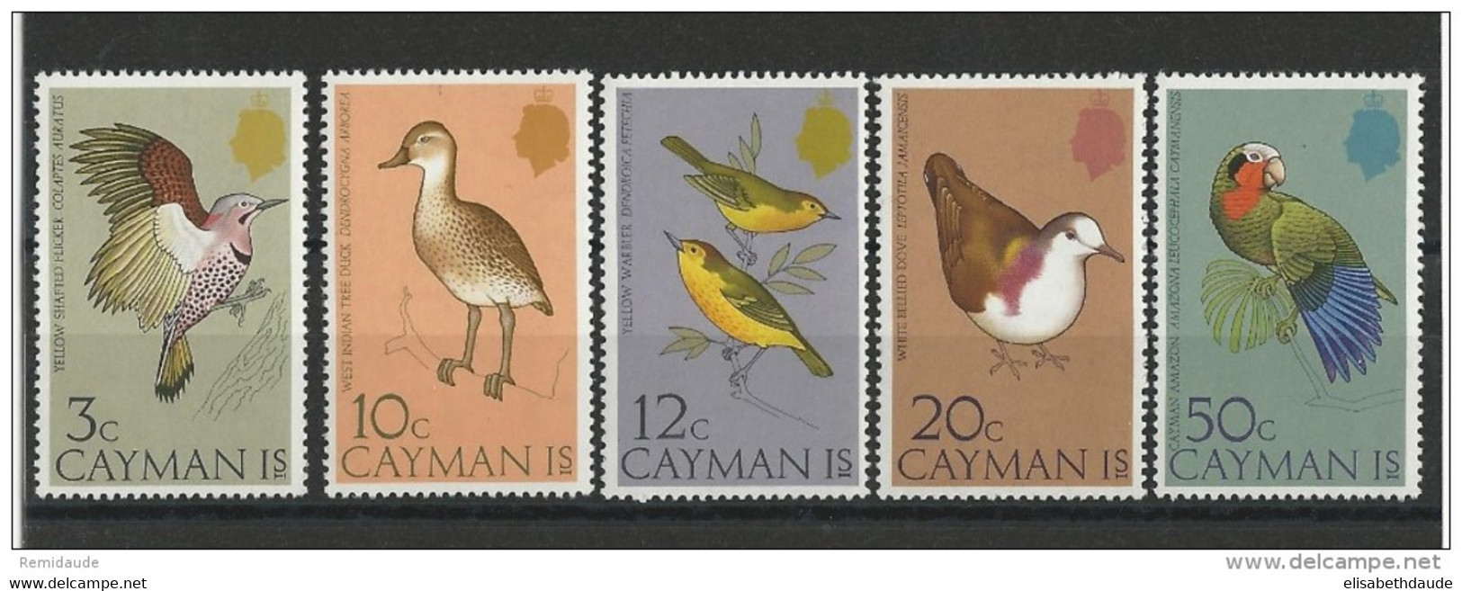 CAYMAN - YVERT  N°353/8 ** - OISEAUX - COTE = 25 EURO - Cayman (Isole)