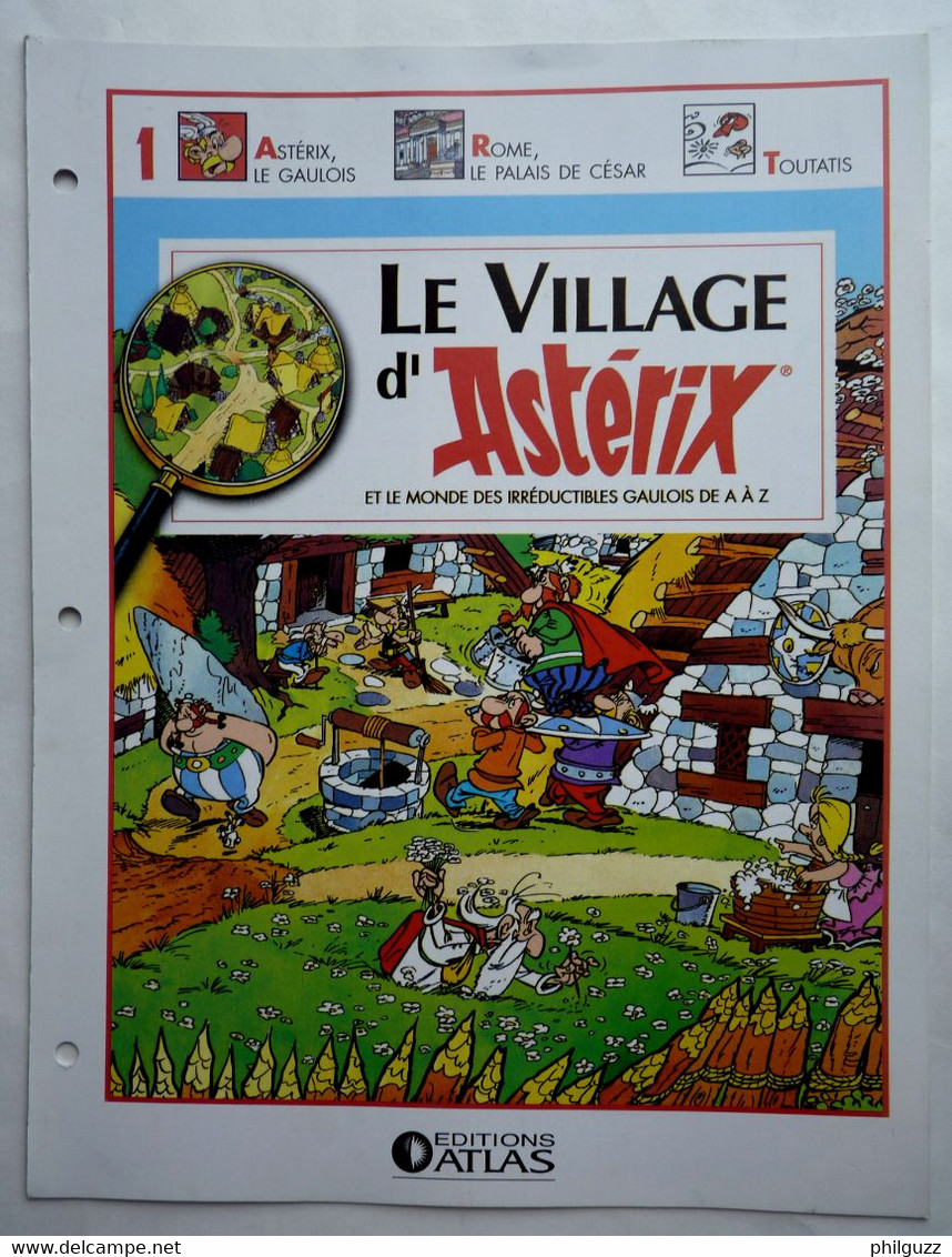 LIVRET ATLAS LE VILLAGE D'ASTERIX 1 - Figuren - Kunststoff