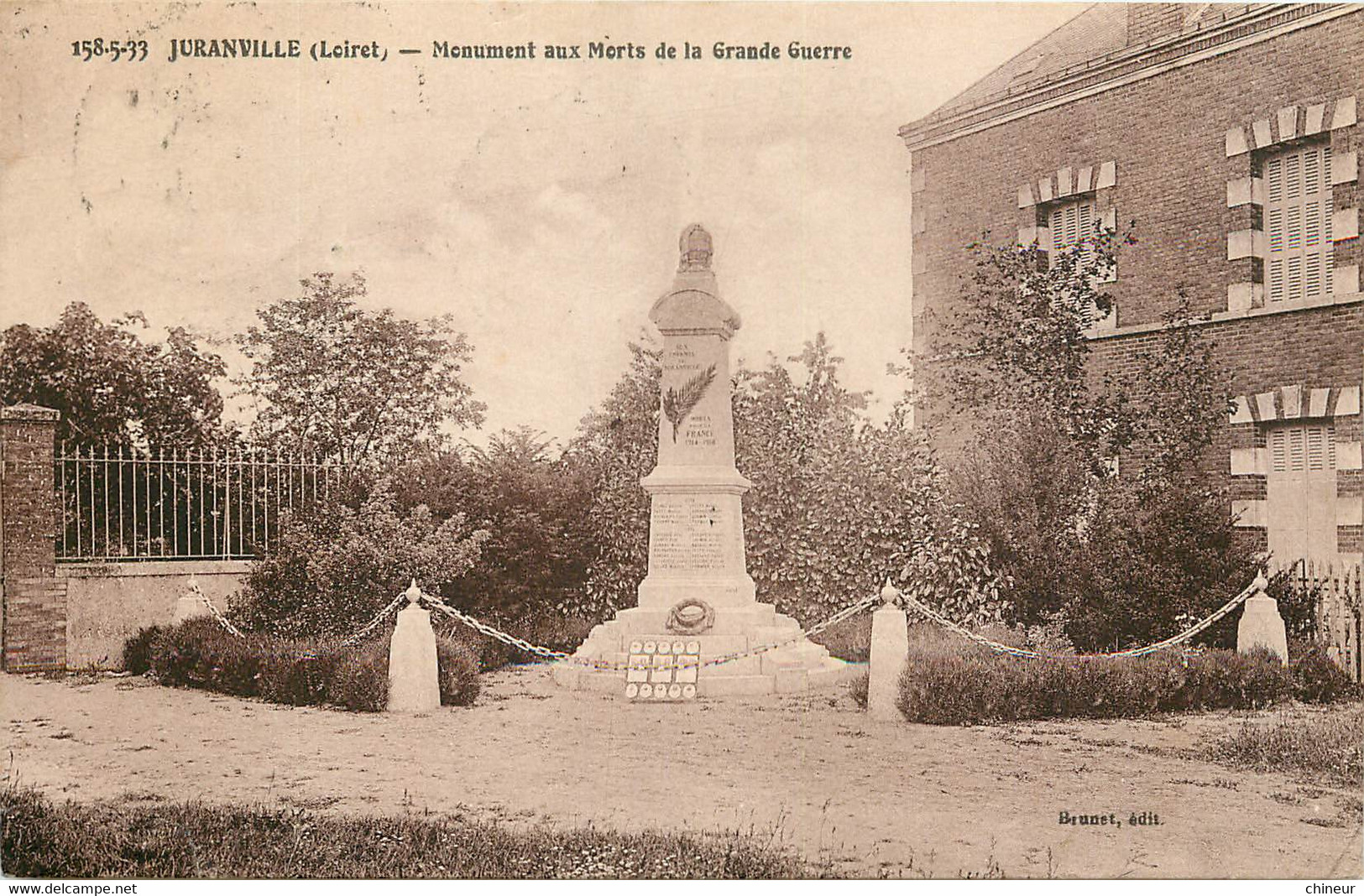 JURANVILLE MONUMENT AUX MORTS DE LA GRANDE GUERRE - Sonstige & Ohne Zuordnung