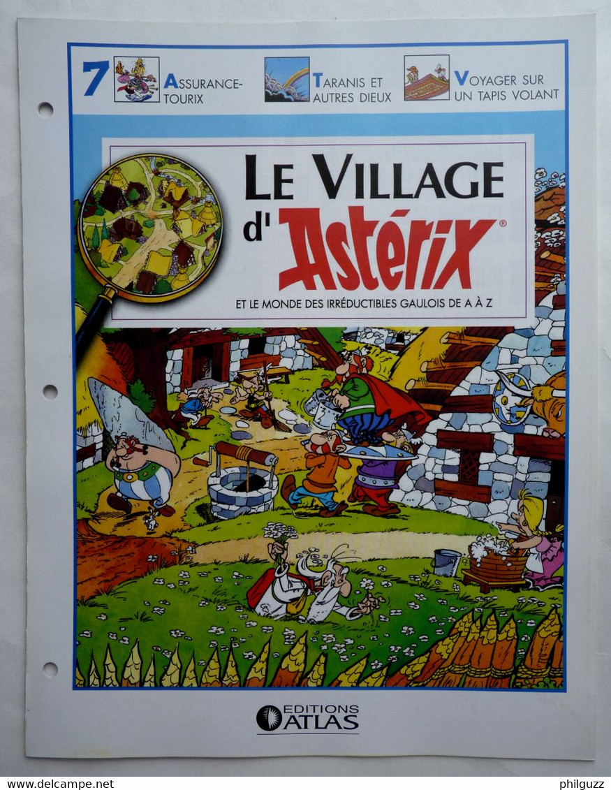 LIVRET ATLAS LE VILLAGE D'ASTERIX 7 - Figuren - Kunststoff