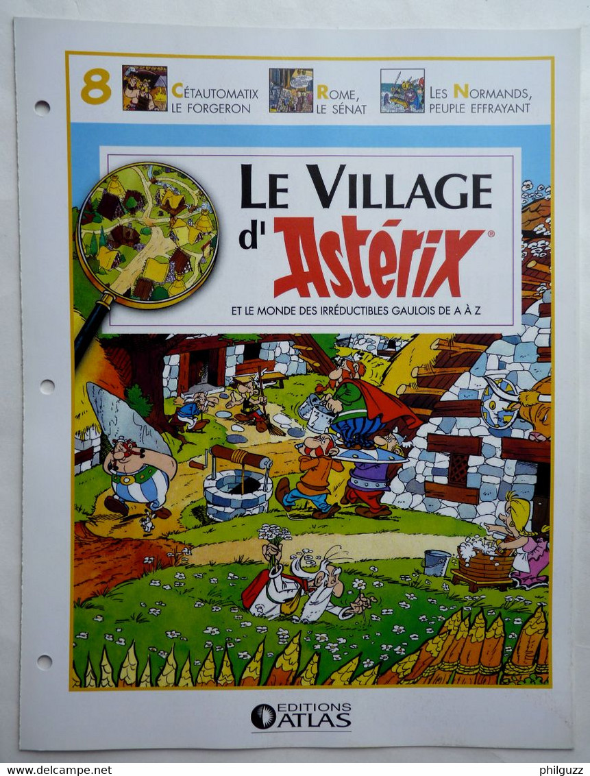 LIVRET ATLAS LE VILLAGE D'ASTERIX 8 - Little Figures - Plastic