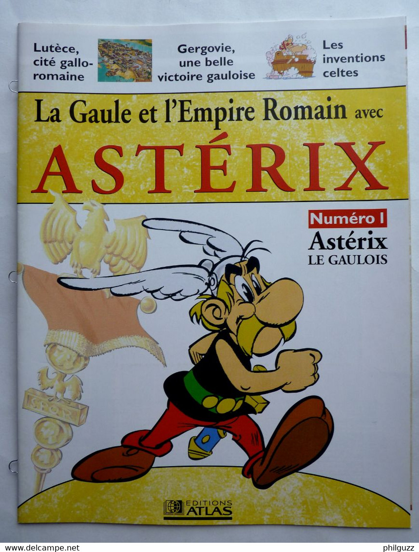 LIVRET ATLAS LA GAULE ET L'EMPIRE ROMAIN AVEC ASTERIX 1 - ASTERIX - Figuren - Kunststoff