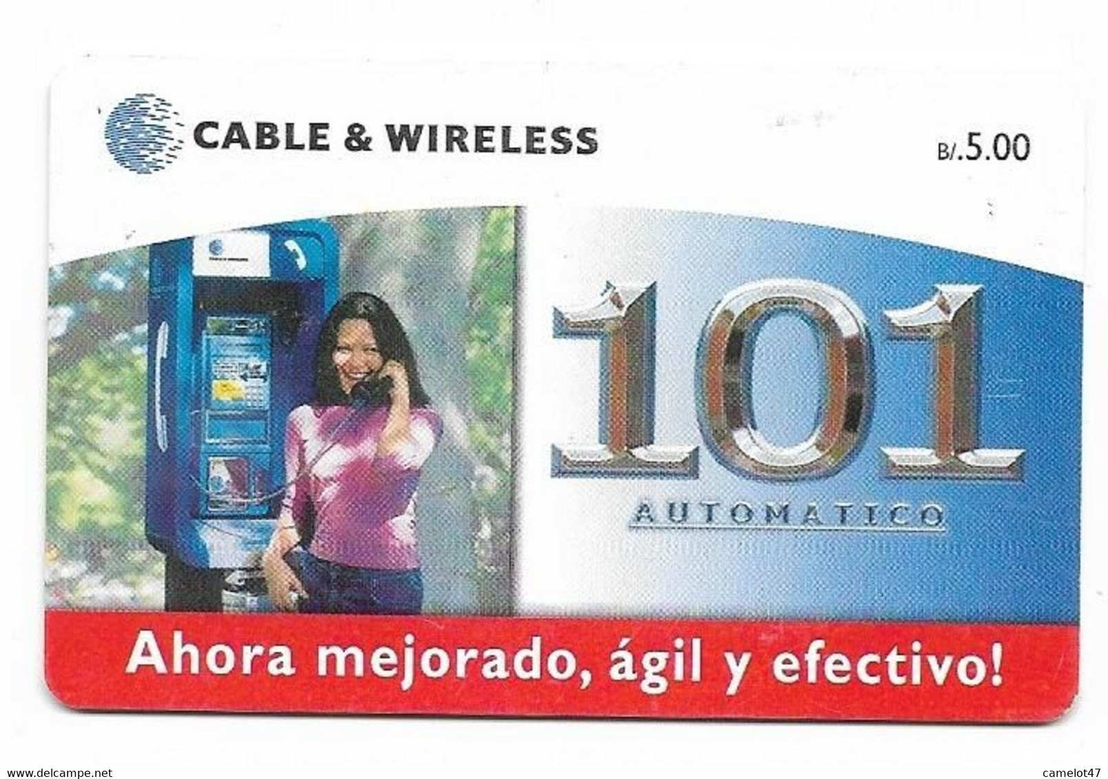 Panamá, Cable & Wireless Used Chip Phonecard, No Value, Collectors Item, # Panama-27 - Panama